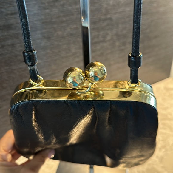 Vintage shoulder kiss lock bag - Picture 6 of 9